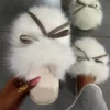 Chaussons femme en fausse fourrure hiver – intérieur chaud et semelle antidérapante